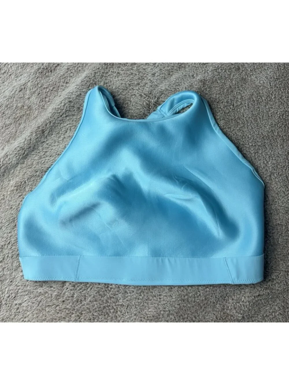 Athleta Flex Spacer Bra Aqua Blue Size XL